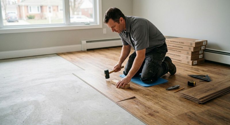 Linoleum Floor Installation in Cedar Park, TX