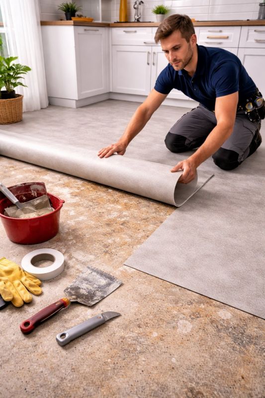 Linoleum Floor Installation in Liberty Hill, TX