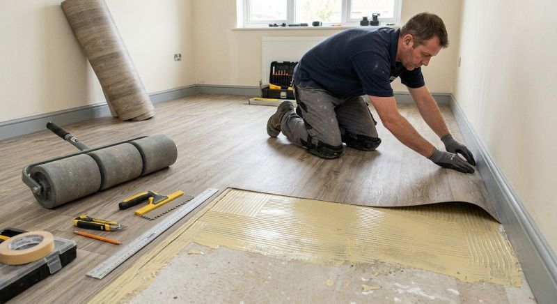 Sheet Flooring Installation in Salado, TX