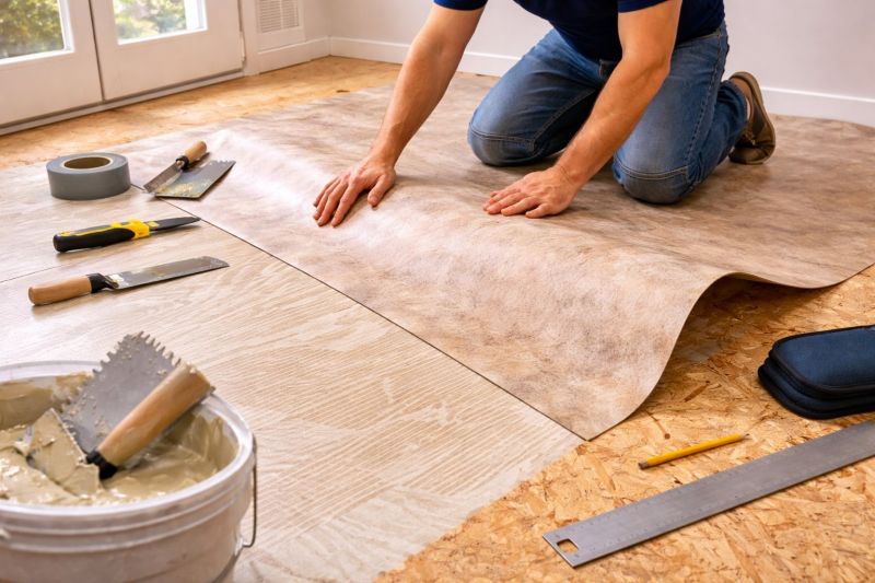 Sheet Vinyl Installation in Taylor, TX