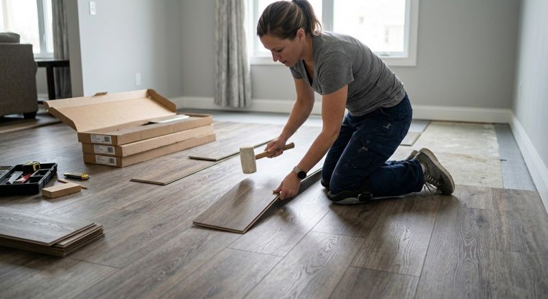 Vinyl Plank Floor Installation in Georgetown, TX