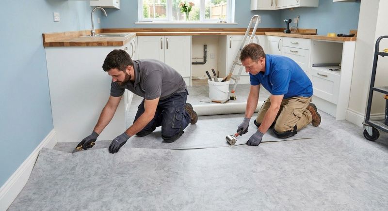 Sheet Linoleum Installation in Taylor, TX